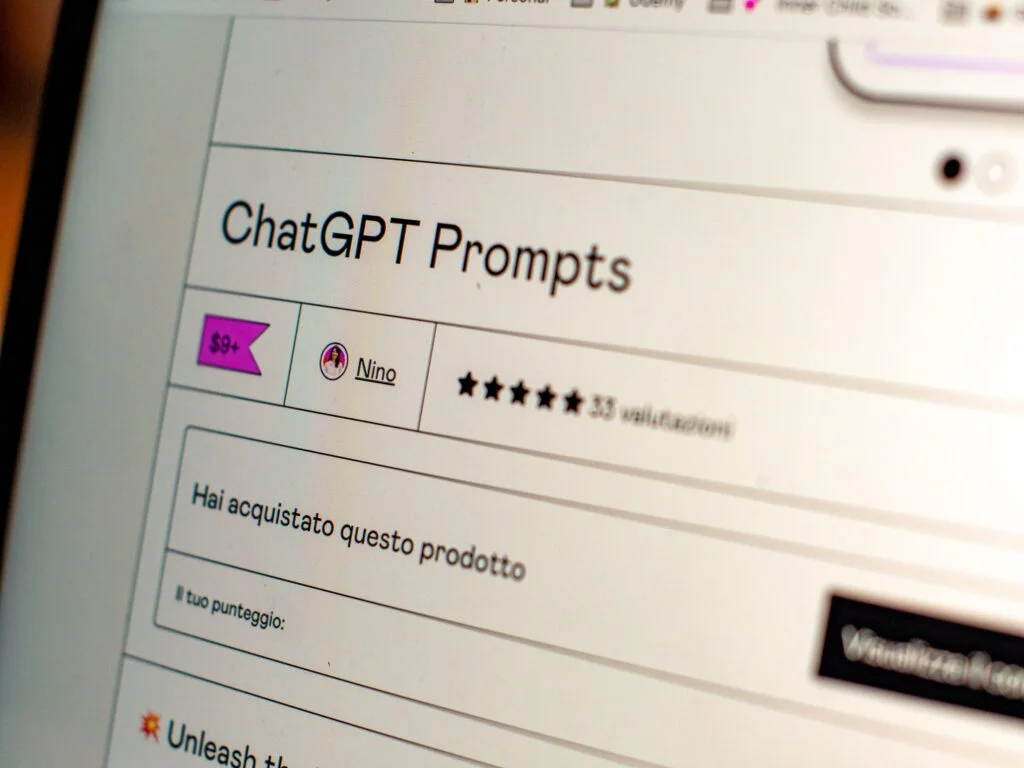 Logo of Zapier and screenshot of the ChatGPT interface